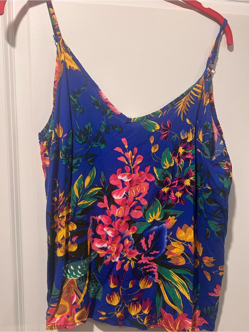 Floral Blue Matching Shirt/Shirt Large - Picture 2 of 4
